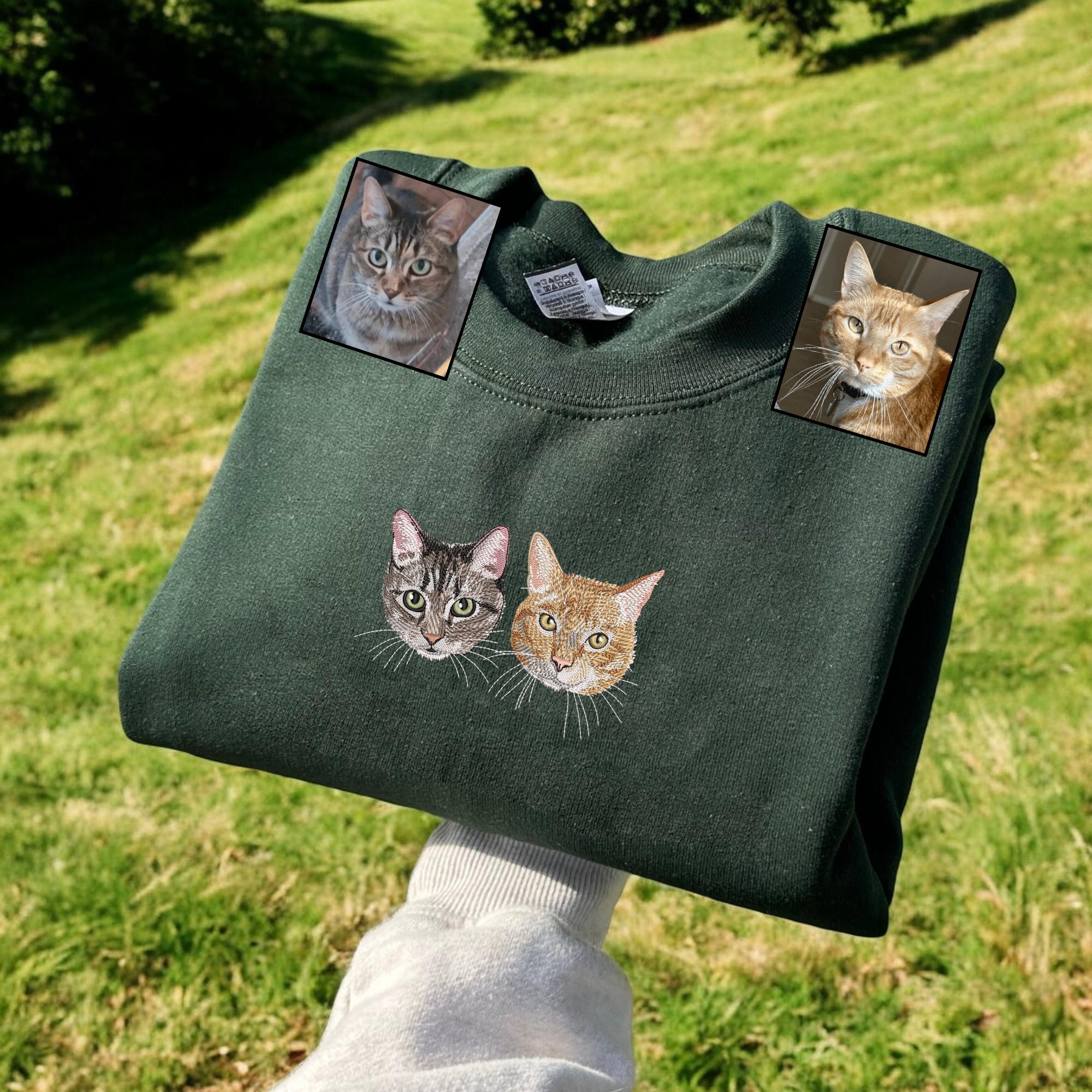 Sudadera Personalizada Gato Verde
